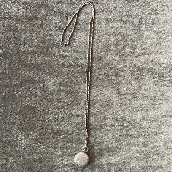 Bucherer Vintage Silver Tone Pendant Watch - Picture 2 of 7